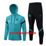 Inter Milan Træningsjakke Hættedragt Herre 2022-23 Lyseblå