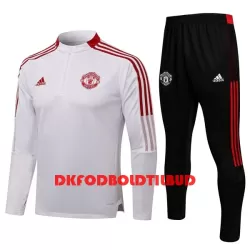 Manchester United Træningsbanesuite Børn 2022-23 Hvid