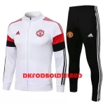 Manchester United Træningsjakkedragter Herre 2022-23 Hvid Rød Sort