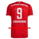 FC Bayern München Lewandowski 9 Fodboldtrøje Herre Hjemmebane 2022-23