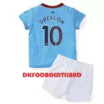 Manchester City Grealish 10 Fodboldtrøje Børn Hjemmebane 2022-23