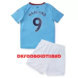 Manchester City Haaland 9 Fodboldtrøje Børn Hjemmebane 2022-23