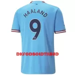 Manchester City Haaland 9 Fodboldtrøje Herre Hjemmebane 2022-23