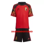 Belgien Fodboldtrøje Børn Hjemmebane VM 2022