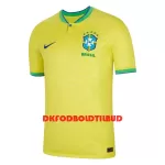 Brasilien Fodboldtrøje Herre Hjemmebane VM 2022