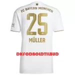 FC Bayern München Müller 25 Fodboldtrøje Herre Udebane 2022-23