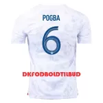 Frankrig Pogba 6 Fodboldtrøje Herre Udebane VM 2022