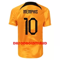 Holland Memphis 10 Fodboldtrøje Herre Hjemmebane VM 2022 Holland Memphis 10 Fodboldtrøje Herre Hjemmebane VM 2022