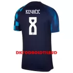 Kroatien Kovacic 8 Fodboldtrøje Herre Udebane VM 2022