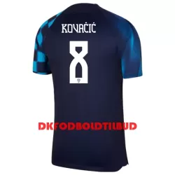 Kroatien Kovacic 8 Fodboldtrøje Herre Udebane VM 2022