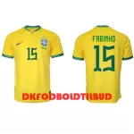 Brasilien Fabinho 15 Fodboldtrøje Herre Hjemmebane VM 2022