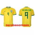 Brasilien Richarlison 9 Fodboldtrøje Herre Hjemmebane VM 2022