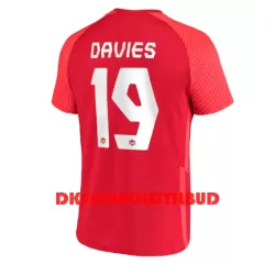 Canada Alphonso Davies 19 Fodboldtrøje Herre Hjemmebane VM 2022 Canada Alphonso Davies 19 Fodboldtrøje Herre Hjemmebane VM 2022