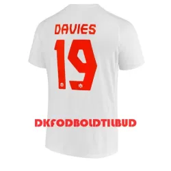 Canada Alphonso Davies 19 Fodboldtrøje Herre Udebane VM 2022 Canada Alphonso Davies 19 Fodboldtrøje Herre Udebane VM 2022