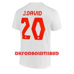 Canada Jonathan David 20 Fodboldtrøje Herre Udebane VM 2022 Canada Jonathan David 20 Fodboldtrøje Herre Udebane VM 2022