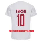 Danmark Christian Eriksen 10 Fodboldtrøje Herre Udebane VM 2022