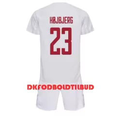 Danmark Pierre-Emile Hojbjerg 23 Fodboldtrøje Børn Udebane VM 2022 Danmark Pierre-Emile Hojbjerg 23 Fodboldtrøje Børn Udebane VM 2022