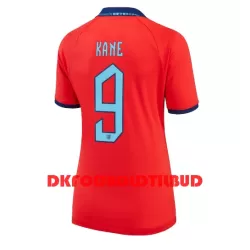 England Harry Kane 9 Fodboldtrøje Dame Udebane VM 2022 England Harry Kane 9 Fodboldtrøje Dame Udebane VM 2022