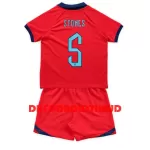 England John Stones 5 Fodboldtrøje Børn Udebane VM 2022