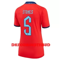 England John Stones 5 Fodboldtrøje Dame Udebane VM 2022
