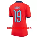 England Mason Mount 19 Fodboldtrøje Dame Udebane VM 2022