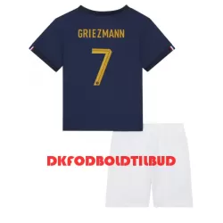 Frankrig Antoine Griezmann 7 Fodboldtrøje Børn Hjemmebane VM 2022 Frankrig Antoine Griezmann 7 Fodboldtrøje Børn Hjemmebane VM 2022