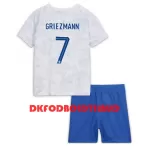 Frankrig Antoine Griezmann 7 Fodboldtrøje Børn Udebane VM 2022