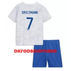 Frankrig Antoine Griezmann 7 Fodboldtrøje Børn Udebane VM 2022 Frankrig Antoine Griezmann 7 Fodboldtrøje Børn Udebane VM 2022