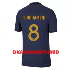 Frankrig Aurelien Tchouaméni 8 Fodboldtrøje Herre Hjemmebane VM 2022