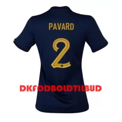 Frankrig Benjamin Pavard 2 Fodboldtrøje Dame Hjemmebane VM 2022
