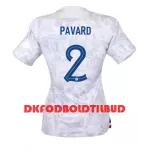 Frankrig Benjamin Pavard 2 Fodboldtrøje Dame Udebane VM 2022