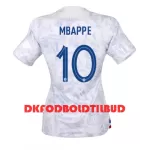 Frankrig Kylian Mbappé 10 Fodboldtrøje Dame Udebane VM 2022