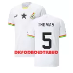 Ghana Thomas Partey 5 Fodboldtrøje Herre Hjemmebane VM 2022
