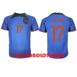 Holland Daley Blind 17 Fodboldtrøje Herre Udebane VM 2022