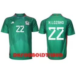 Mexico Hirving Lozano 22 Fodboldtrøje Herre Hjemmebane VM 2022 Mexico Hirving Lozano 22 Fodboldtrøje Herre Hjemmebane VM 2022