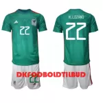 Mexico Luis Romo 7 Fodboldtrøje Børn Hjemmebane VM 2022