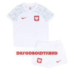 Polen Fodboldtrøje Børn Hjemmebane VM 2022