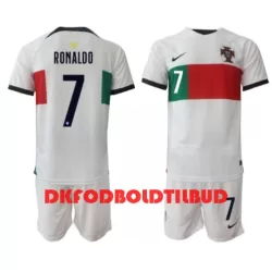 Portugal Cristiano Ronaldo 7 Fodboldtrøje Børn Udebane VM 2022 Portugal Cristiano Ronaldo 7 Fodboldtrøje Børn Udebane VM 2022