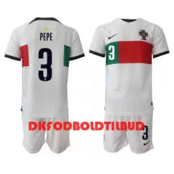 Portugal Pepe 3 Fodboldtrøje Børn Udebane VM 2022 Portugal Pepe 3 Fodboldtrøje Børn Udebane VM 2022