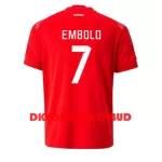 Schweiz Breel Embolo 7 Fodboldtrøje Herre Hjemmebane VM 2022