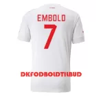 Schweiz Breel Embolo 7 Fodboldtrøje Herre Udebane VM 2022
