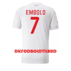 Schweiz Breel Embolo 7 Fodboldtrøje Herre Udebane VM 2022 Schweiz Breel Embolo 7 Fodboldtrøje Herre Udebane VM 2022