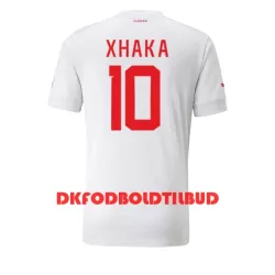 Schweiz Granit Xhaka 10 Fodboldtrøje Herre Udebane VM 2022 Schweiz Granit Xhaka 10 Fodboldtrøje Herre Udebane VM 2022
