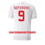Schweiz Haris Seferovic 9 Fodboldtrøje Herre Udebane VM 2022