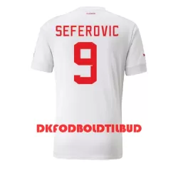 Schweiz Haris Seferovic 9 Fodboldtrøje Herre Udebane VM 2022 Schweiz Haris Seferovic 9 Fodboldtrøje Herre Udebane VM 2022