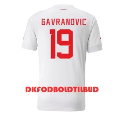 Schweiz Mario Gavranovic 19 Fodboldtrøje Herre Udebane VM 2022 Schweiz Mario Gavranovic 19 Fodboldtrøje Herre Udebane VM 2022