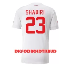 Schweiz Xherdan Shaqiri 23 Fodboldtrøje Herre Udebane VM 2022 Schweiz Xherdan Shaqiri 23 Fodboldtrøje Herre Udebane VM 2022