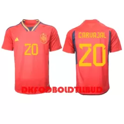 Spanien Daniel Carvajal 20 Fodboldtrøje Herre Hjemmebane VM 2022