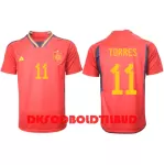 Spanien Ferran Torres 11 Fodboldtrøje Herre Hjemmebane VM 2022