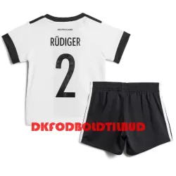 Tyskland Antonio Rudiger 2 Fodboldtrøje Børn Hjemmebane VM 2022 Tyskland Antonio Rudiger 2 Fodboldtrøje Børn Hjemmebane VM 2022